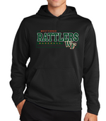 RATTLERS Unisex DFriFit Fleece Hooded Pullover DESIGN 2