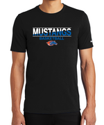 Mustangs Unisex Nike COTTON/POLY Short Sleeve Tee (Design 3)