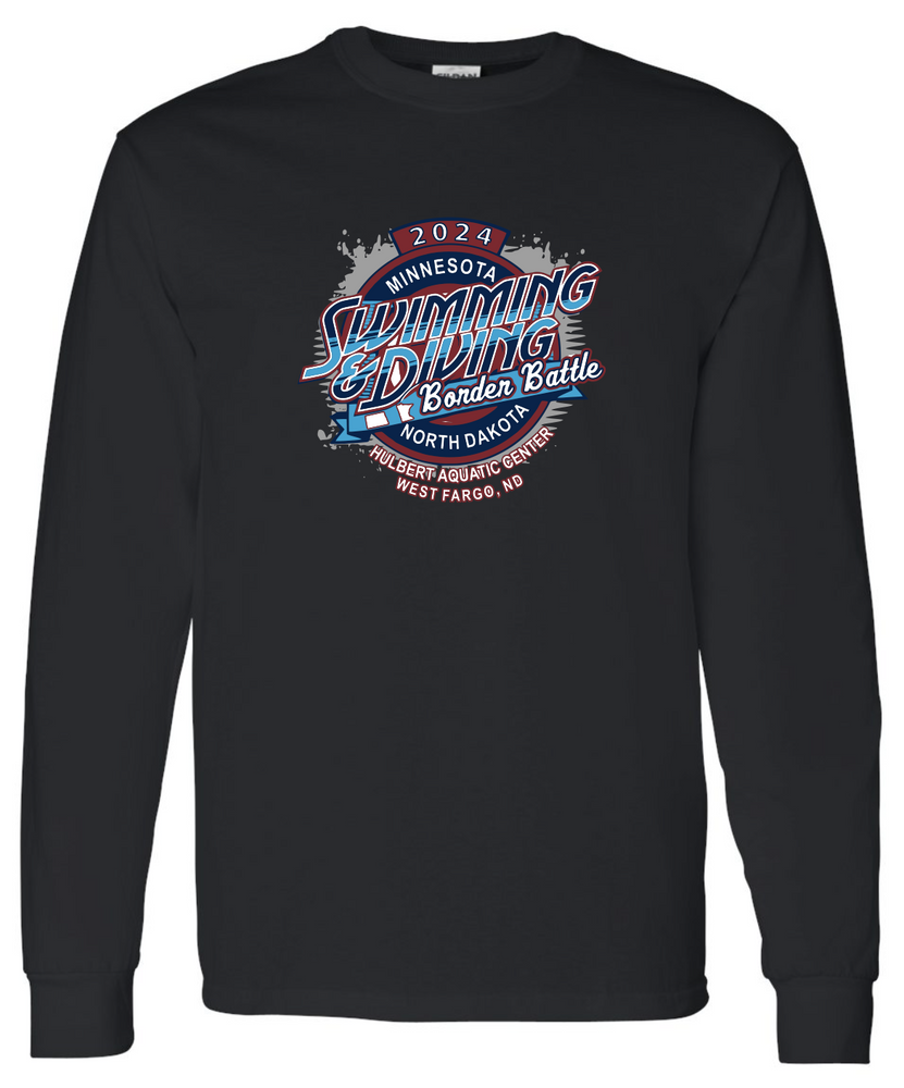 2024 Border Battle Long Sleeve Cotton Tee – Lane 4 Athletic 2024 Border Battle Long Sleeve Cotton Tee – Lane 4 Athletic