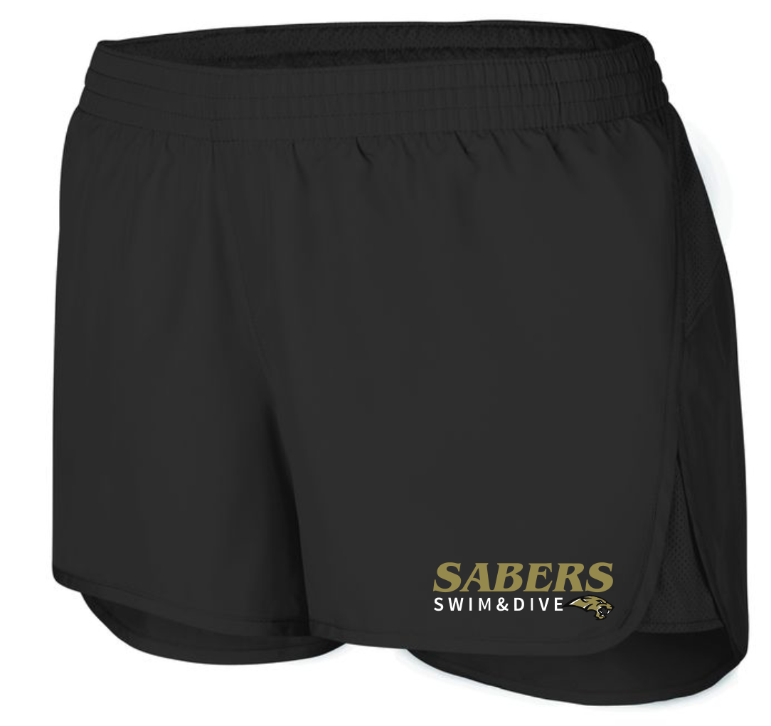LADIES' ONLY Sabers Gym Shorts Lane 4 Athletic