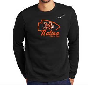 Chiefs Nike Club Fleece Crewneck (Design 2)