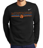 Mustangs Nike Club Fleece Crewneck (Design 1)