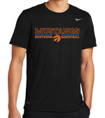 Mustangs Unisex Nike DriFit Short Sleeve Tee ADULT & YOUTH (Design 1)