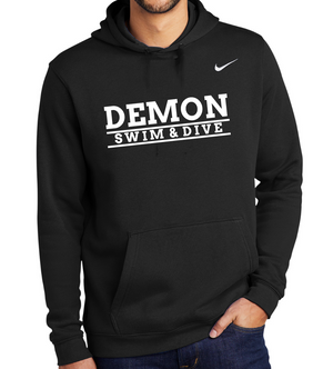 Demons NIKE Unisex Club Fleece Pullover Hoodie (Design 2)