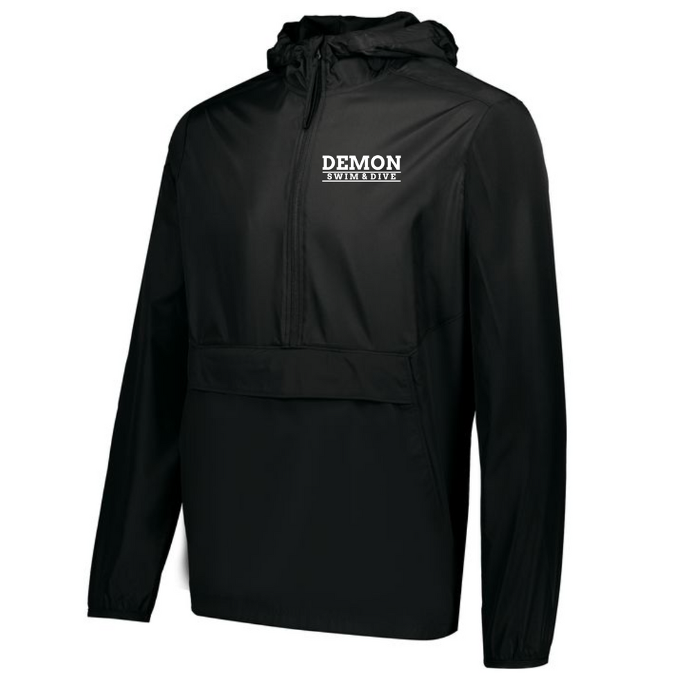 Demons Pullover Hooded Windbreaker (Design 2)