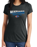 Mustangs LADIES ONLY Triblend Short Sleeve Tee (Design 3)