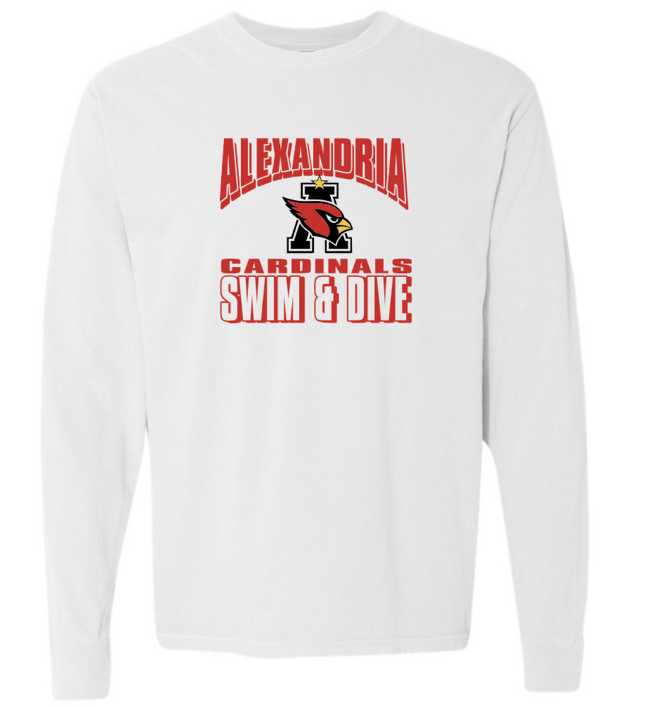 CARDINALS Garment Dyed Long Sleeve T-Shirt