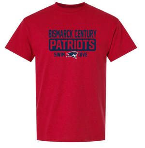 PATRIOTS Cotton/Poly Short Sleeve Tee