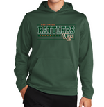 RATTLERS Unisex DFriFit Fleece Hooded Pullover DESIGN 2