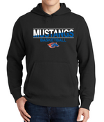 Mustangs TALL SIZE Unisex Fleece Pullover Hoodie (Design 3)