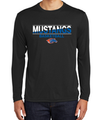 Mustangs TALL SIZE Unisex DriFit Long Sleeve Tee (Design 3)