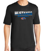 Mustangs TALL SIZE Unisex DriFit Short Sleeve Tee (Design 3)