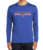 Mustangs TALL SIZE Unisex DriFit Long Sleeve Tee (Design 1)