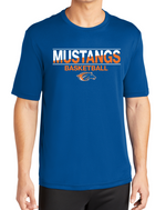 Mustangs TALL SIZE Unisex DriFit Short Sleeve Tee (Design 3)