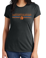 Mustangs LADIES ONLY Triblend Short Sleeve Tee (Design 1)