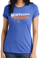 Mustangs LADIES ONLY Triblend Short Sleeve Tee (Design 3)