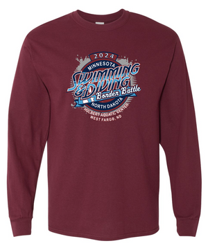 2024 Border Battle Long Sleeve Cotton Tee – Lane 4 Athletic 2024 Border Battle Long Sleeve Cotton Tee – Lane 4 Athletic