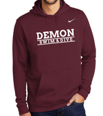 Demons NIKE Unisex Club Fleece Pullover Hoodie (Design 2)