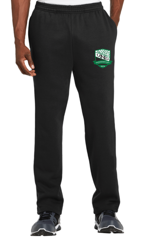 Headhunters Unisex Cotton/Poly Open Bottom Sweatpants (CREST DESIGN)