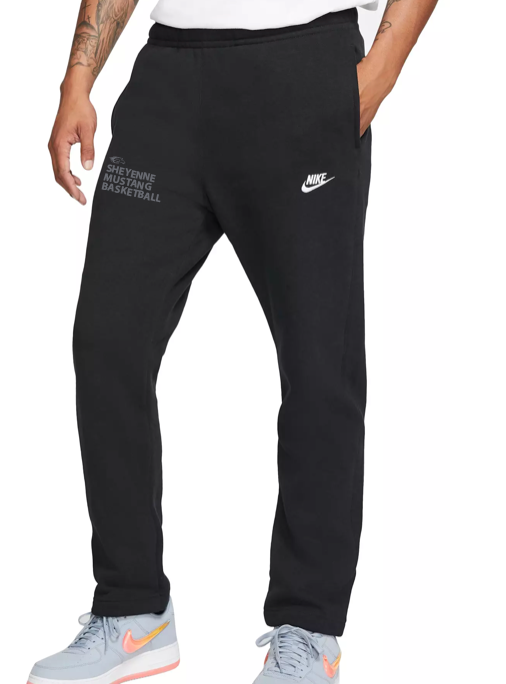 Mens nike open bottom sweatpants hotsell