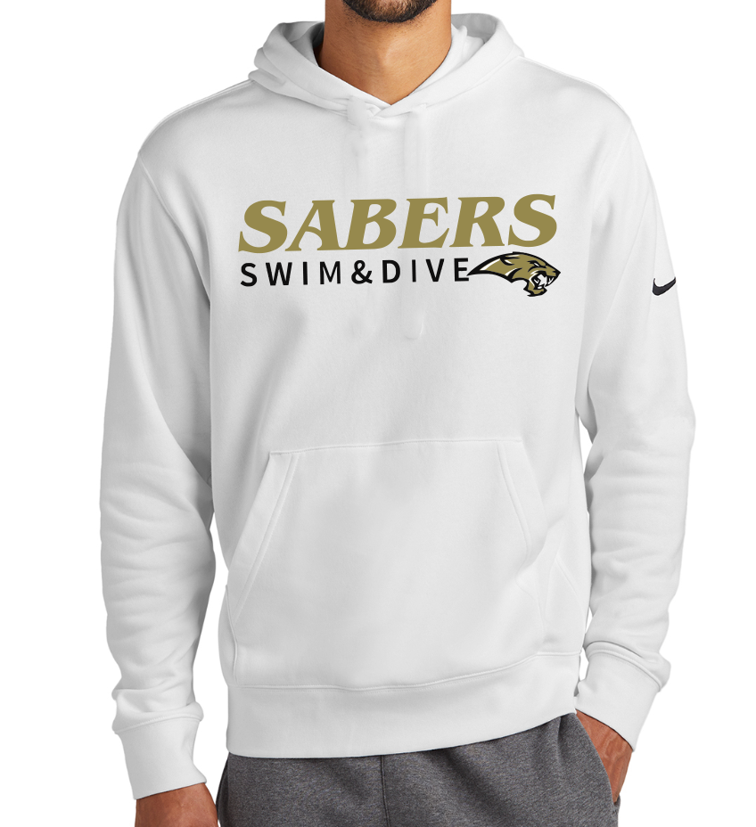 Sabers NIKE Unisex Club Fleece Pullover Hoodie (Design 1)