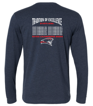 Patriots Long Sleeve T-Shirt (DESIGN 2)