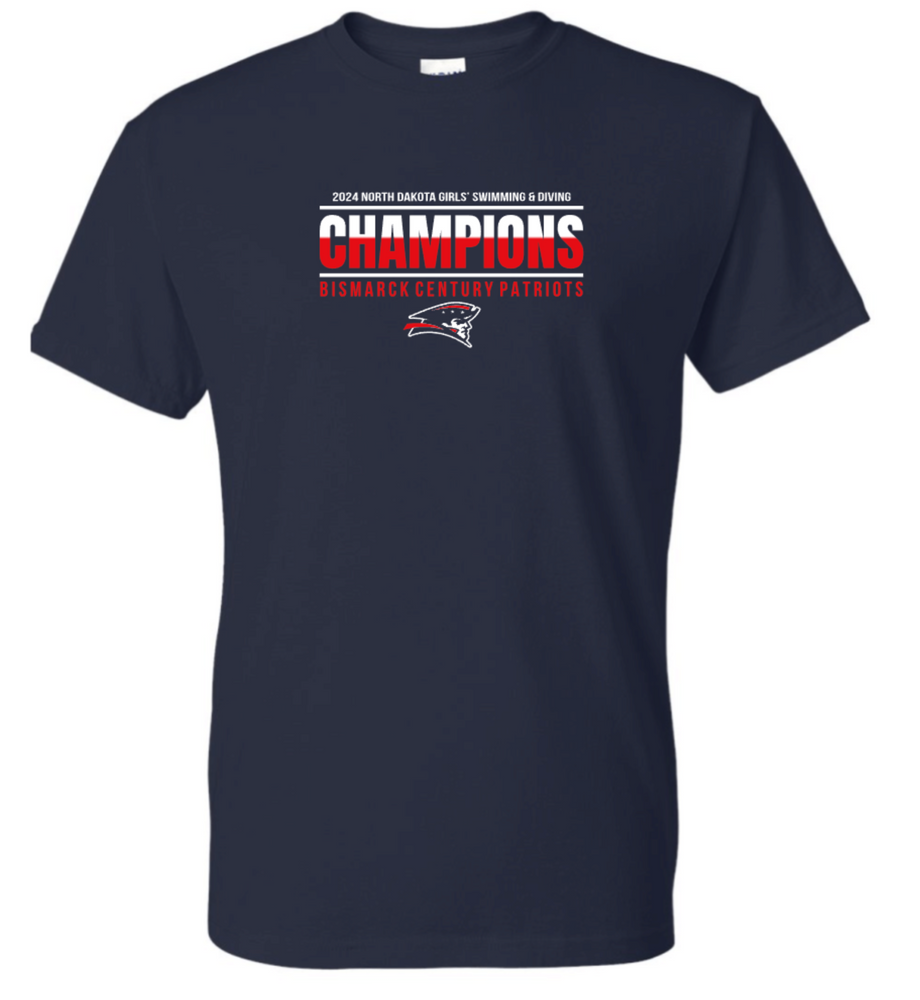 PATRIOTS Cotton/Poly Short Sleeve Tee (DESIGN 2)