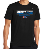 Mustangs Unisex Nike DriFit Short Sleeve Tee ADULT & YOUTH (Design 3)