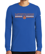 Mustangs Unisex Nike DriFit Long Sleeve (Design 1)