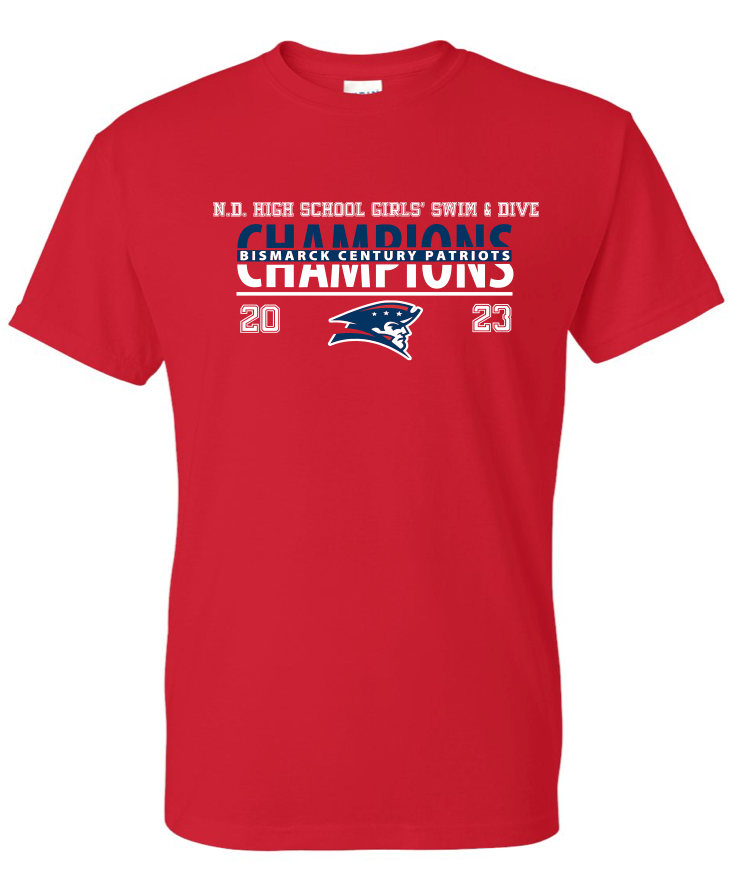 2023 Bismarck Century Patriots Championship Apparel Lane 4 Athletic