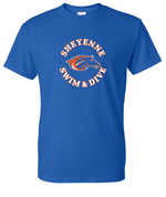 Mustangs Unisex Cotton/Poly Short Sleeve Tee (Design 1)