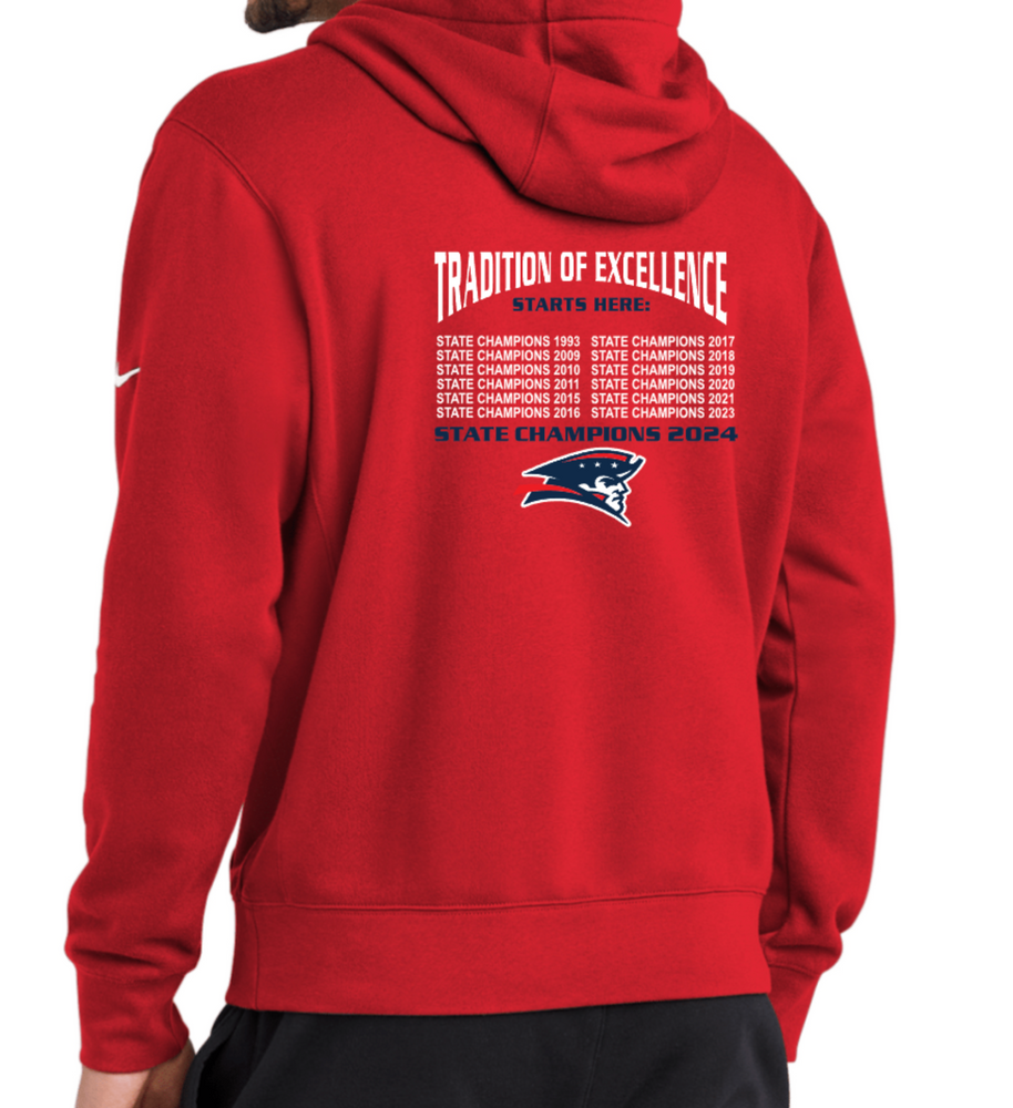 PATRIOTS' NIKE Cotton/Poly Hoodie