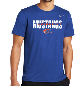 Mustangs NIKE Unisex ADULT & YOUTH Short Sleeve Tee (Design 2)