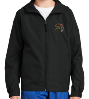 Youth Water Proof Hooded Windbreaker (Design 2)