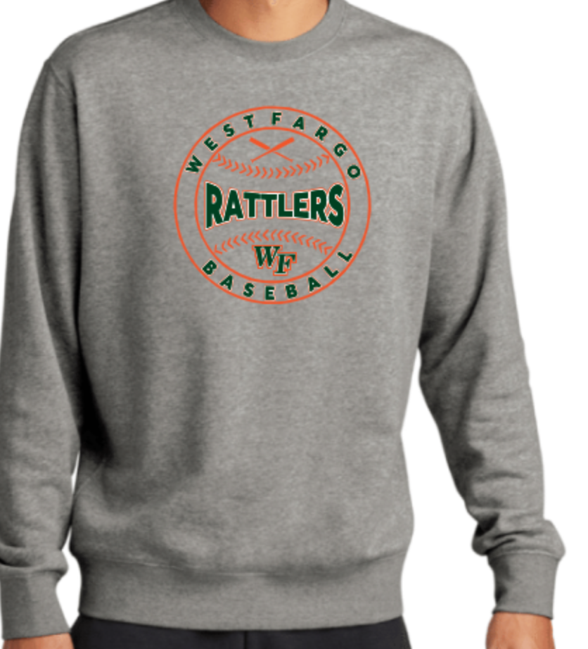 RATTLERS Adult NIKECotton/Poly Crewneck