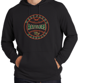 RATTLERS Adult Lightweight French Terry Hooded Pullover