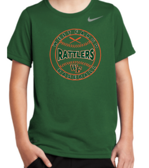 RATTLERS Youth NIKE DriFit Short Sleeve Tee