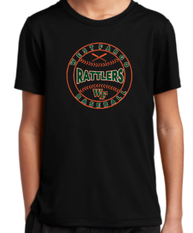 RATTLERS Youth DriFit Short Sleeve Tee