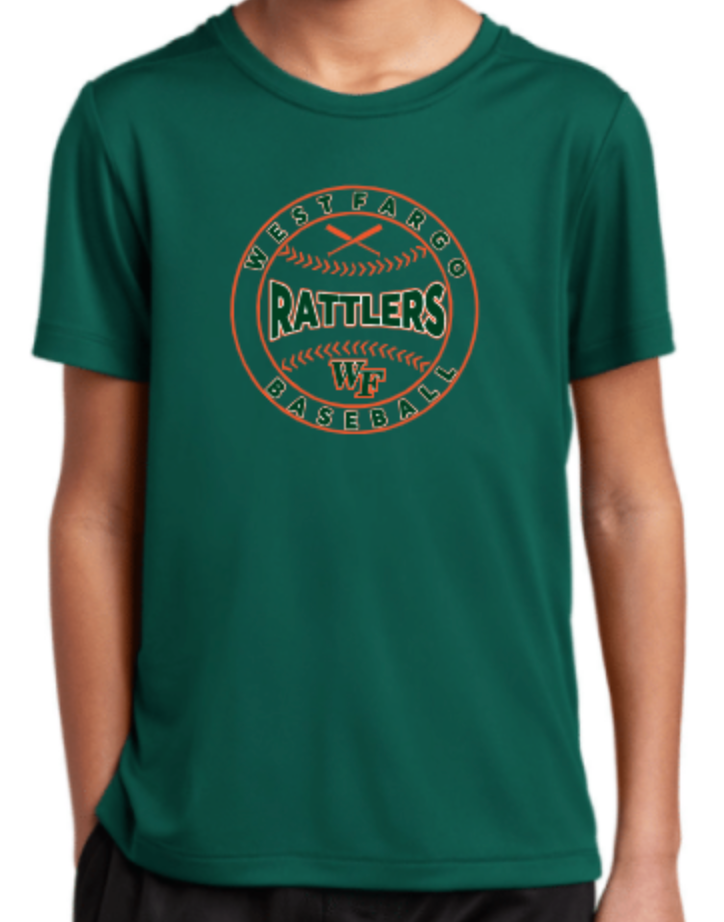 RATTLERS Youth DriFit Short Sleeve Tee