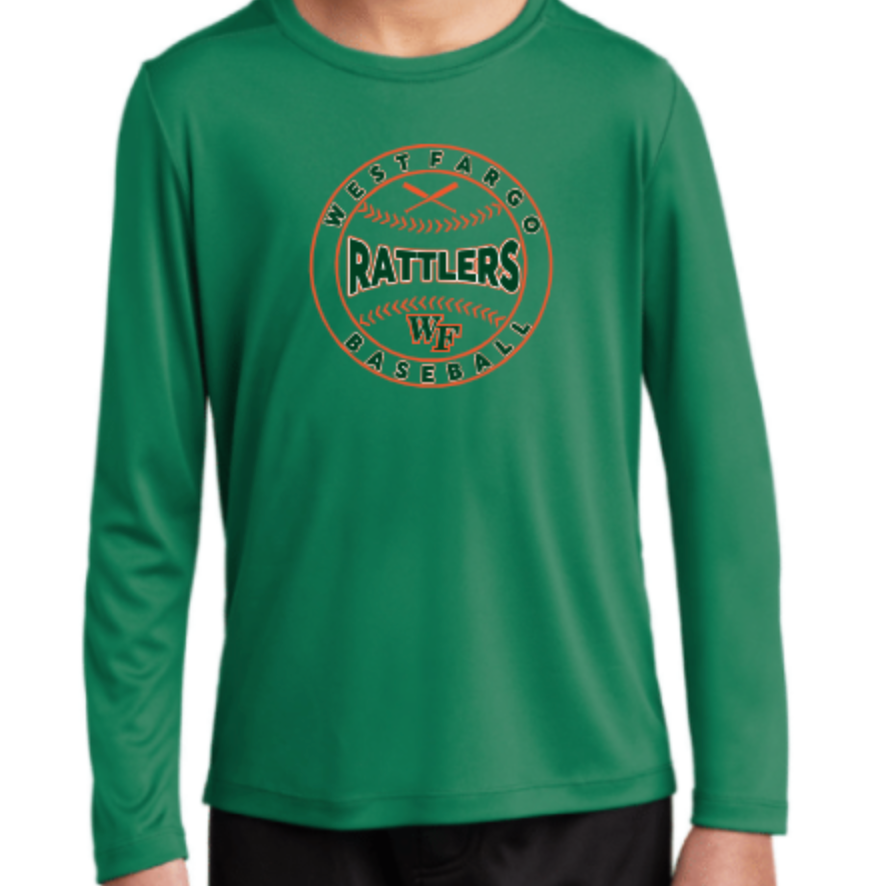 RATTLERS Youth DriFit Long Sleeve Tee