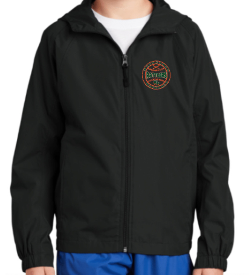 RATTLERS Youth Water Proof Hooded Windbreaker