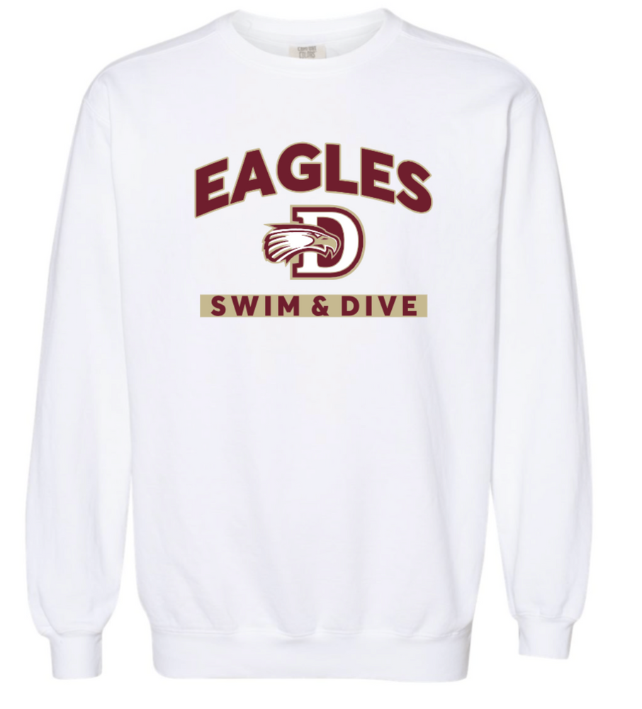 EAGLES Garment Dyed Crewneck (Design 1)