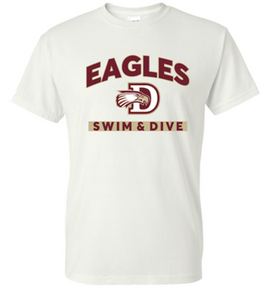 EAGLES Cotton/Poly Short Sleeve Tee (Design 1)