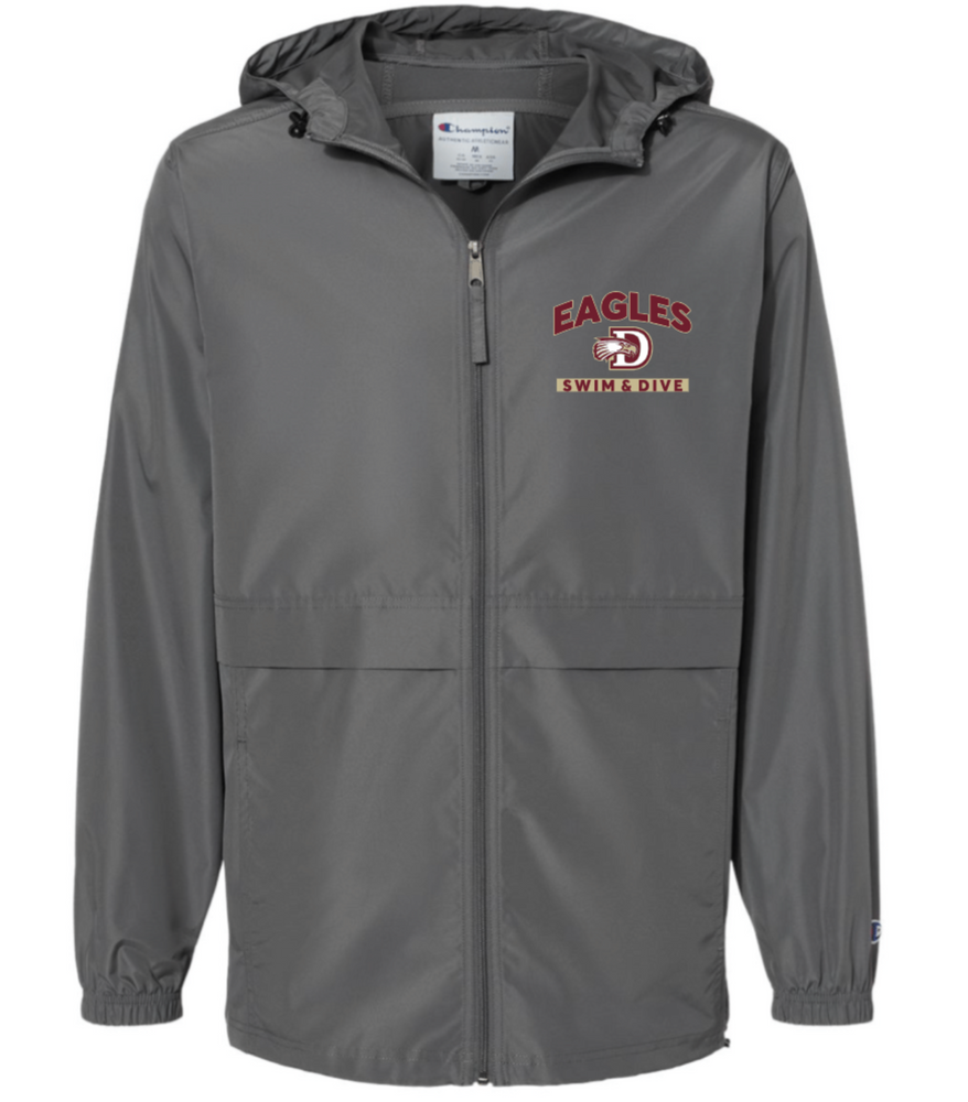 EAGLES Full Zip Hooded Windbreaker (Design 1)