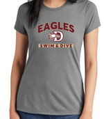 Eagles LADIES' ONLY TriBlend Short Sleeve Tee (Design 1)