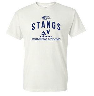 2024 TEAM REQUIRED Mustangs Cotton/Poly Short Sleeve Tee