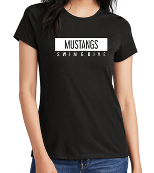 MUSTANGS LADIES' ONLY TriBlend Short Sleeve Tee