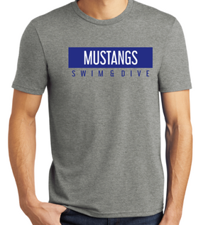 MUSTANGS TriBlend Short Sleeve Tee