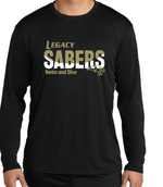 Sabers DriFit Long Sleeve Tee (Design 1)