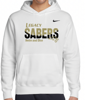 SABERS NIKE Cotton/Poly Hoodie (Design 1)